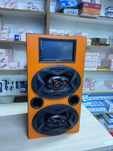 Caixa Bob Jbl Residencial 6x9 + Sub 12 + Estrobo Bluetooth