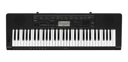 Casio Ctk3500 Teclado 61 Teclas Sensitivo Con Funda Y Soport Color Negro 9v