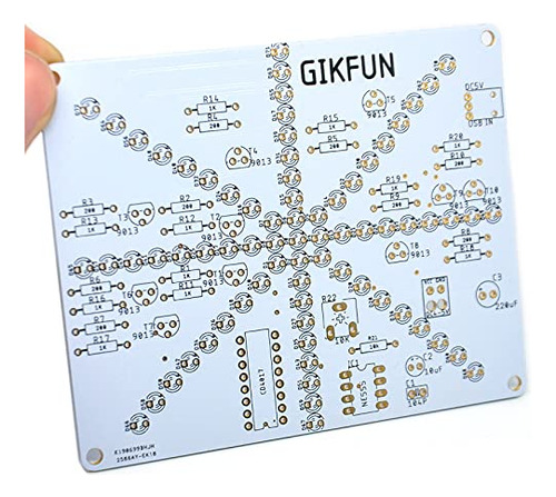 Lámpara Led Intermitente Gikfun, Kit Pcb Diy Gk1020