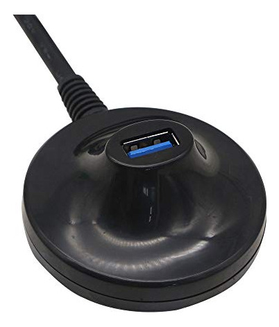 Cable De Extensión Usb 3.0 De 4.7 Pies Con Pedestal Macho A