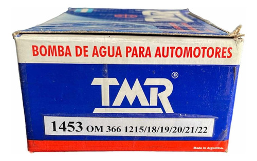 Reparación Bomba Agua Mercedes Benz 1215/18-1620 Motor Om366