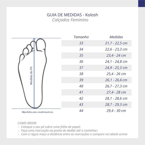 Kolosh Slip On Calce Fácil Feminino C0534