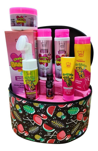 Kit Linha Soul Cosmético Completo Luxo Shampoo Sabonete