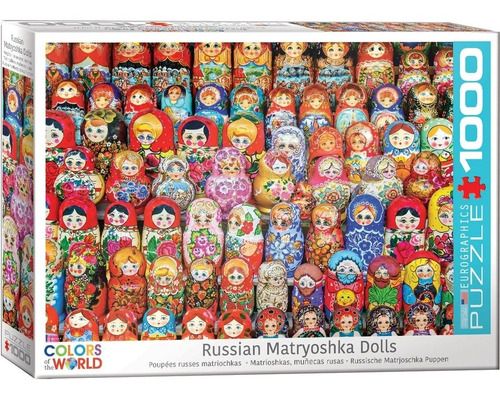 Puzzle 1000 Piezas Russian Matryoshka Doll - Eurographics