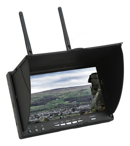 Monitor Fpv, Pantalla De Vídeo De 5,8 Ghz Y 7 Pulgadas Lcd58