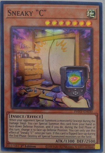 Yu-gi-oh! Tcg Sneaky  C  Phhy-en030 1st Edition