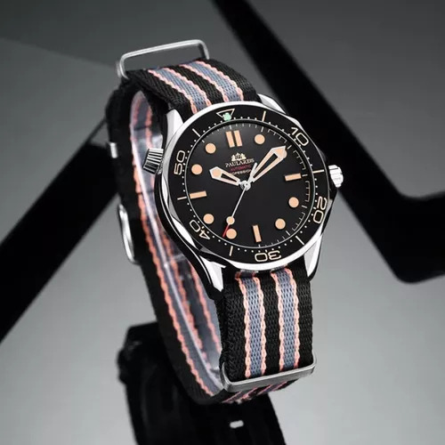 Relógio Mecânico Automático Paulareis Com Pulseira De Malha