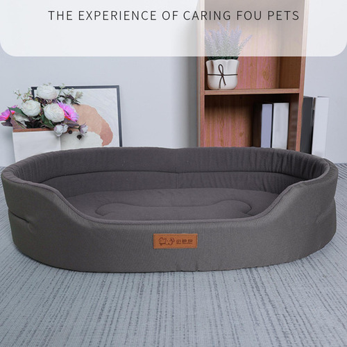 Cama Suave Para Perros, Cama Para Cachorros, Base Gris Xl