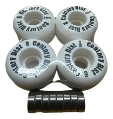 Ruedas Skate Century 54mm + Rulemanes Abec7 - Envíos.