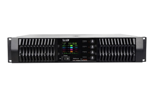 Amplificador Pro Dj Pvp 6.4 4 Canales 600 Watts Por Canal
