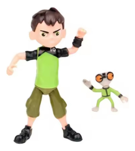 Kit De Bonecos Ben 10 Friagem Patinete Alienígena C6