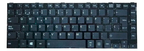 Teclado Laptop Toshiba C845 L845 S845 L805 L830 C800 Negro Idioma Español Latinoamérica