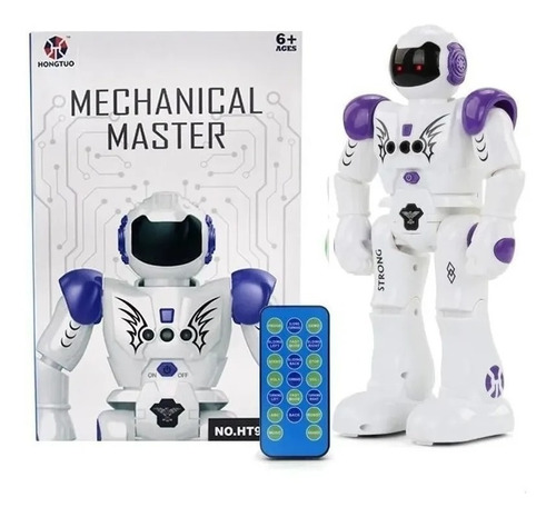 Robot Musical Mechanical Master A Control Remoto - Violeta
