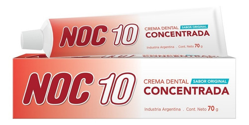 Pasta Dental Noc 10 Concentrada X70g