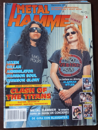 Revista Metal Hammer #34 Incluye Pósters 
