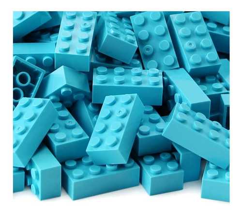 Feleph 2x4 Bricks Medium Azure 320 Piezas Piezas Kit De De