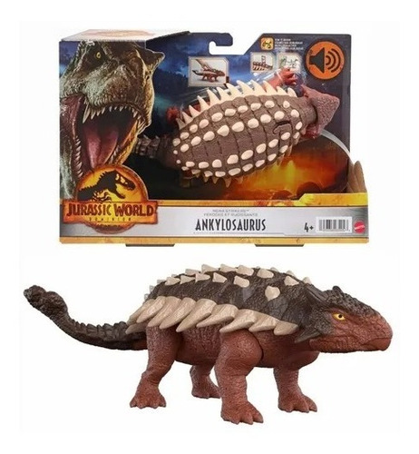 Imagen 2 de 2 de Jurassic World Ankylosaurus, Ruge Y Ataca