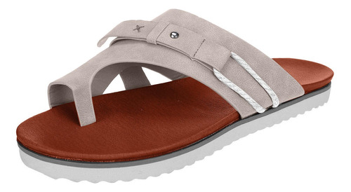Sandalias Planas C De Verano De Color Liso Para Mujer