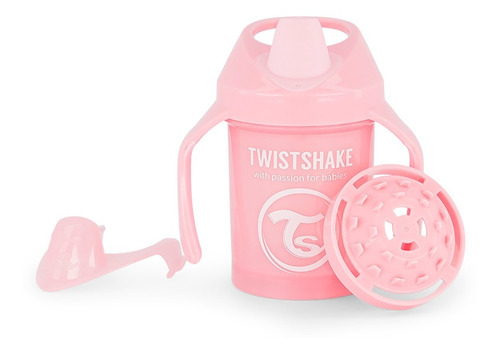 Vaso Mini Cup Twistshake 7oz Rosa Pastel