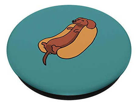 Popsocket Dachshund Perro Wiener Azul - Para Teléfonos Y