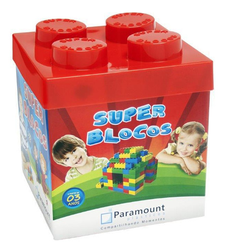 Super Blocos Lego 150 Pçs 384 Paramount Blocos De Montar