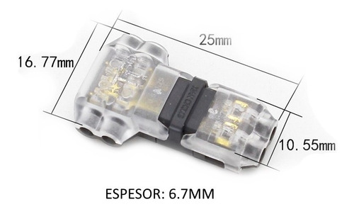 Imagen 7 de 7 de Conector Cable De Empalme Rapido T-taps Ampliador Cable T2