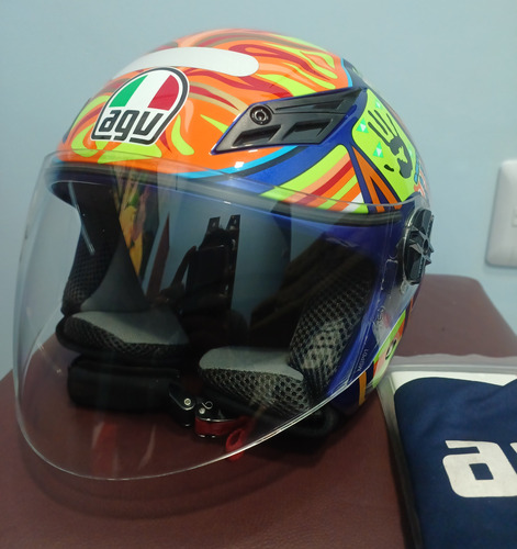Capacete Agv Blade Aberto 57-58 M Five Continente Azul Sergeant 57/58 (Usado)