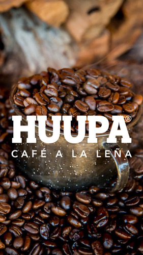 Café Molido Huupa A La Leña Tostado Bolsa 1 Kg Intenso