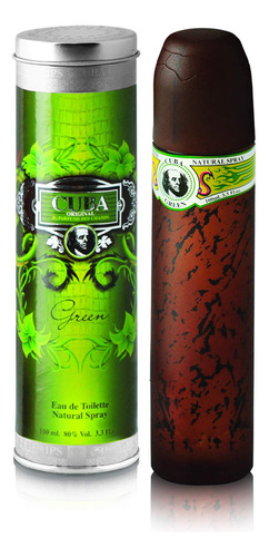 Perfume Cuba Green Eau De Toilette 100 Ml Para Hombre
