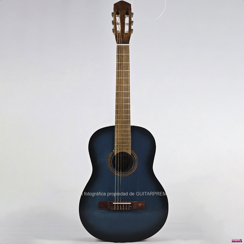 Guitarra Electro Acustica Criolla Funda Pua Colores Color Azul Material del diapasón Madera Orientación de la mano Zurdo