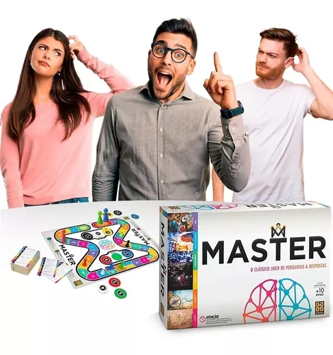 Jogo Master (Perguntas e Respostas), Jogo de Tabuleiro Grow Nunca Usado  60381859