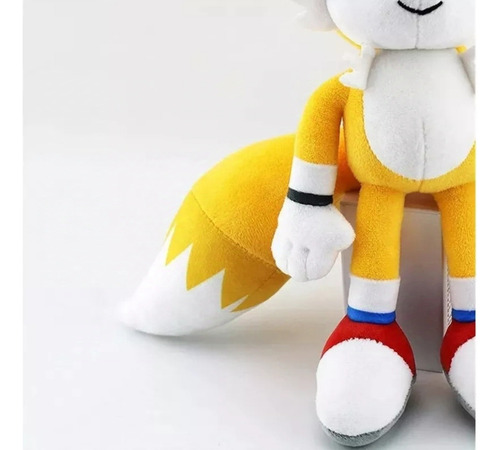 Pelucia Sonic The Sonic Hedgehog Boneco 30cm Tails