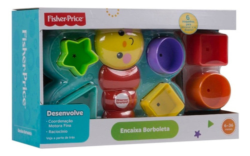 Encastre Fisher Price Mariposa Bloques Divertidos