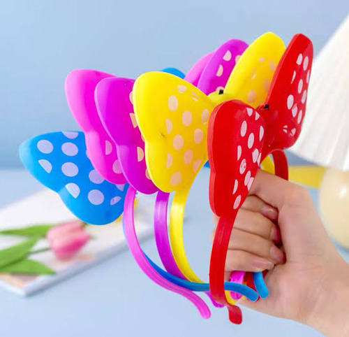 24 Diademas Luminosas Led Moño Mimi Minnie Colores Mini