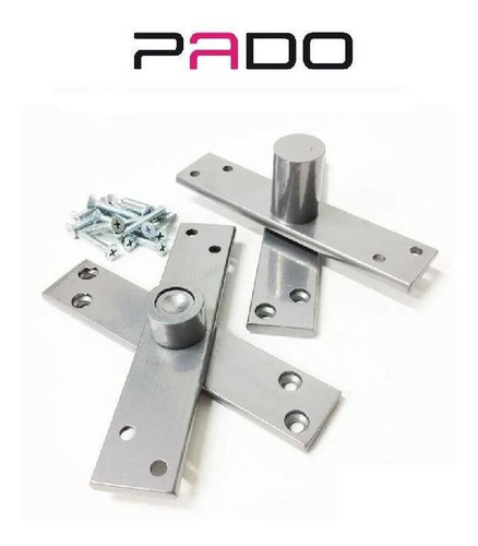 Dobradiça Pivô Pino Pivot Porta Pivotante Pado 80kg Inox