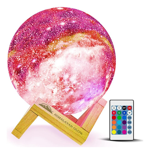 Himalayan Glow 3d Galaxy Moon Lámpara, 5,9 Pulgadas Nsl I