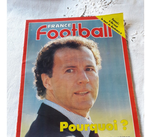 Revista France Football Nº 2318 11/9/1990 Ferrari