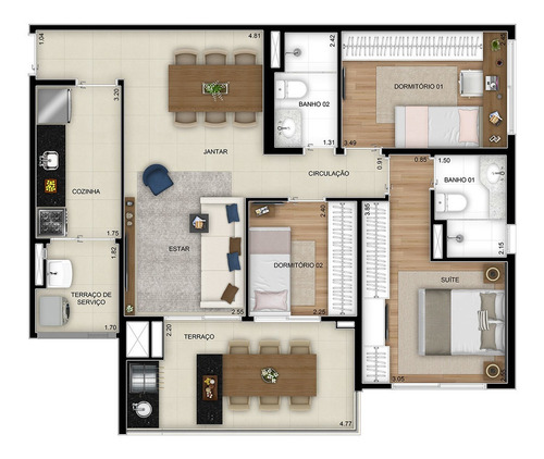 Imagem 20 de 22 de Apartamento Residencial Para Venda, Vila Guilhermina, São Paulo - Ap7310. - Ap7310-inc