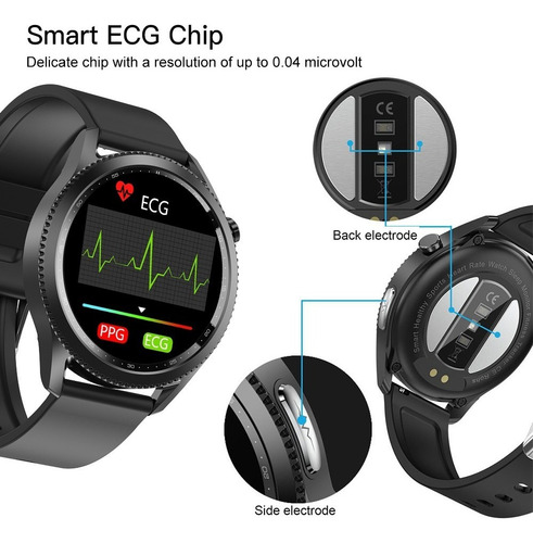 Smartwatch Reloj Deportivo Inteligente Reloj Negro