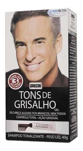 Shampoo Tonalizante Grecin Tons De Grisalhos 40g