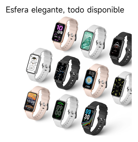 Reloj Inteligente Morein Z165 1.45 Deportivo Ip68 Bluetooth Plateado Silicona Gris Plateado