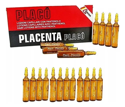 Tratamiento Para La Caída Del Cabello Placenta Placo, 12 Fra