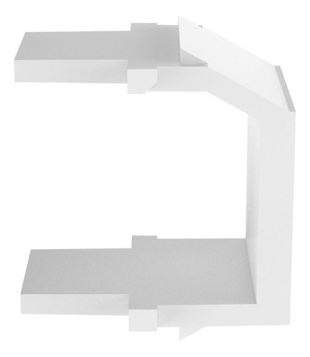 Modulo De Tapa Ciega (inserto Ciego) Tipo Keystone Blanco