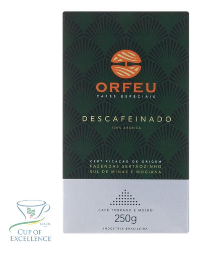 Café Especial Moído E Torrado 250g Descafeínado Premiado