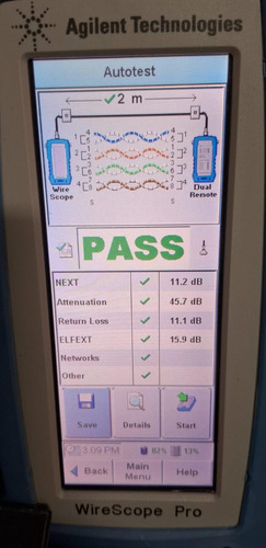 Certificación Puntos De Red Utp Fo Cableado Estructurado