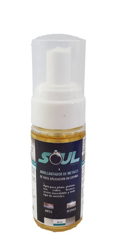 Espuma Limpiadora Soul P/ Plata Oro Joyas Brillo Profesional