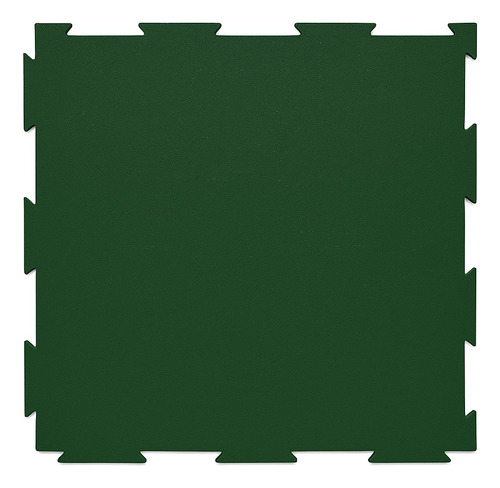 Piso De Caucho Reciclado Antiderrapante 6m2 Uso Rudo (24 Pz) Verde Oscuro