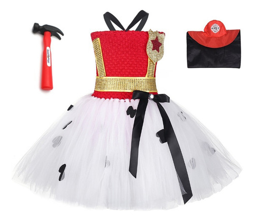 Vestidos De Cosplay De Bombero Para Niñas, Princesa Bombero