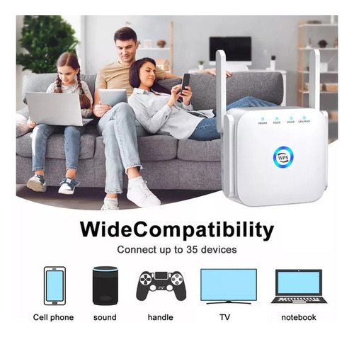 . Repetidor Wifi 5g Amplificador De Señal Wifi 1200m