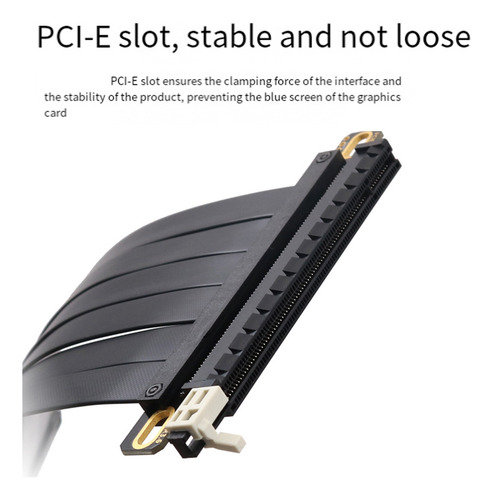 Cable De Extensión De Tarjeta Gráfica Pci-e 3.0 16 X 90 Grad